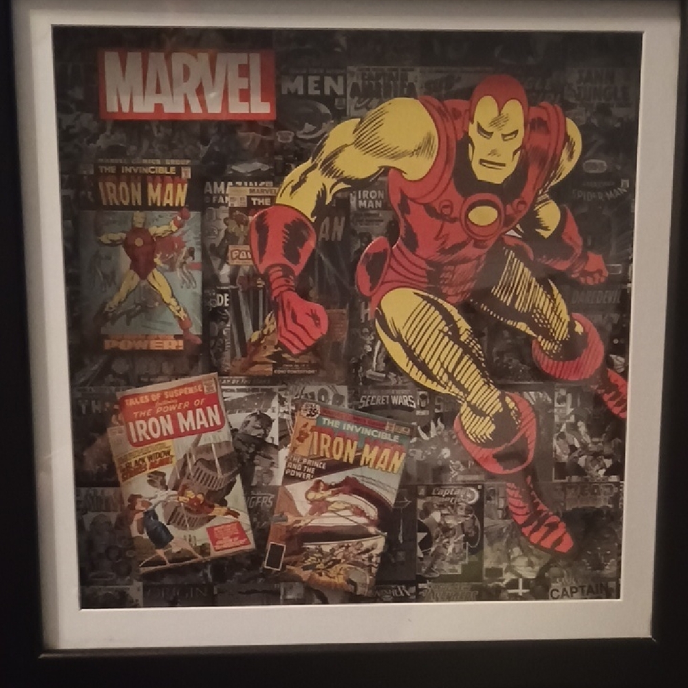 Marvel Iron Man Wall Art - Red and Yellow